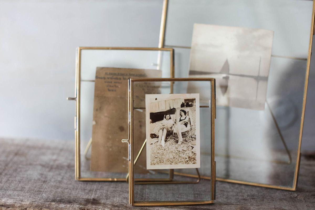 Nkuku Danta Antique Brass Frame