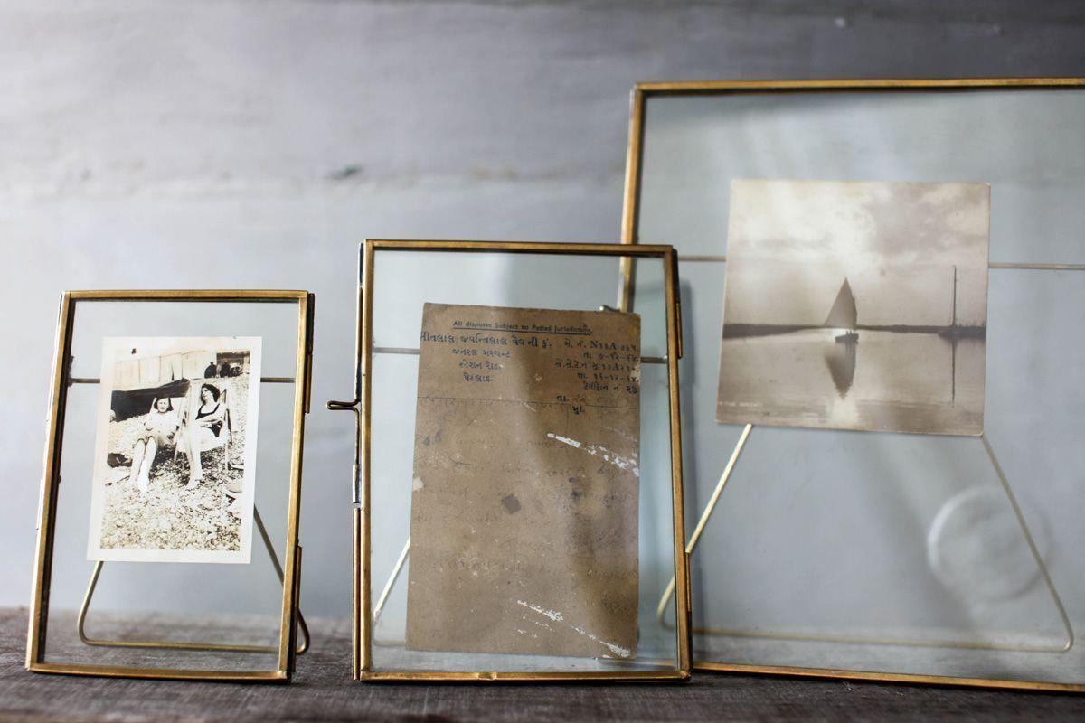 Nkuku Danta Antique Brass Frame
