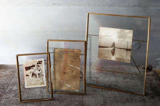 Nkuku Danta Antique Brass Frame
