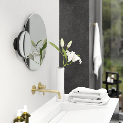 Wireworks Wall Mirror Eclipse Dark Oak