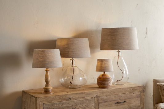 Nkuku Embaata Linen Lampshade Natural