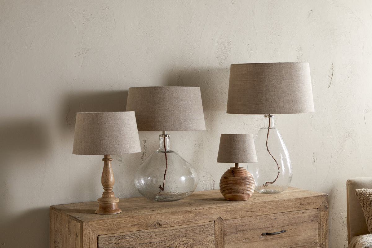 Nkuku Embaata Linen Lampshade Natural