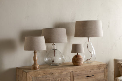 Nkuku Embaata Linen Lampshade Natural
