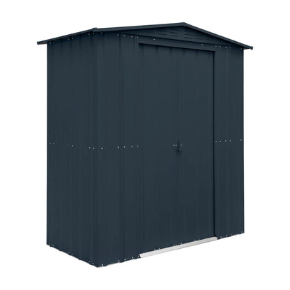 Globel Grey Apex Metal Shed