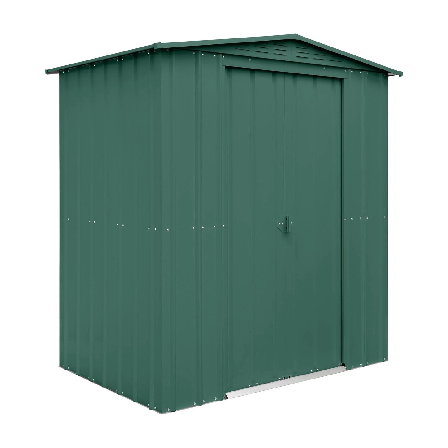 Globel Green Apex Metal Shed