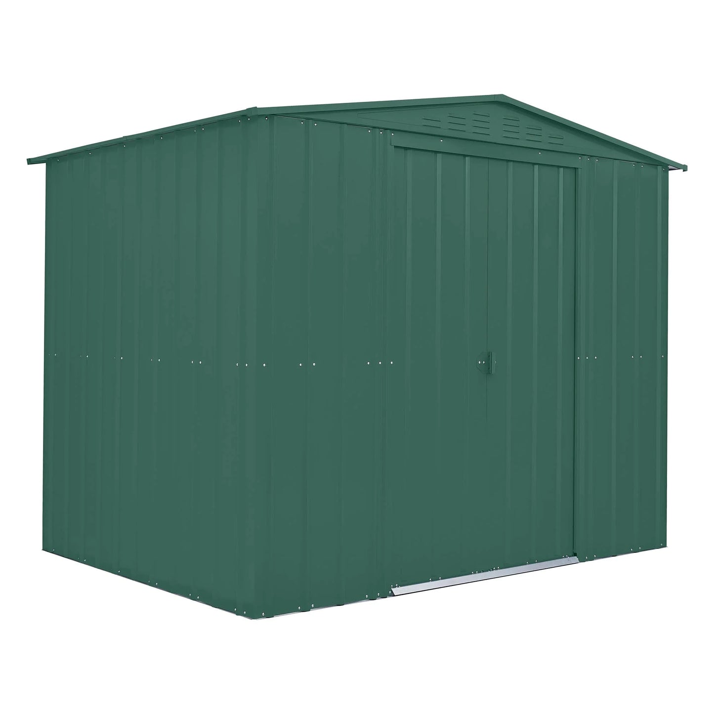 Globel Green Apex Metal Shed