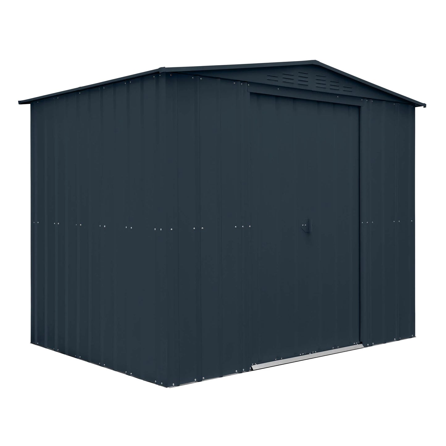 Globel Grey Apex Metal Shed