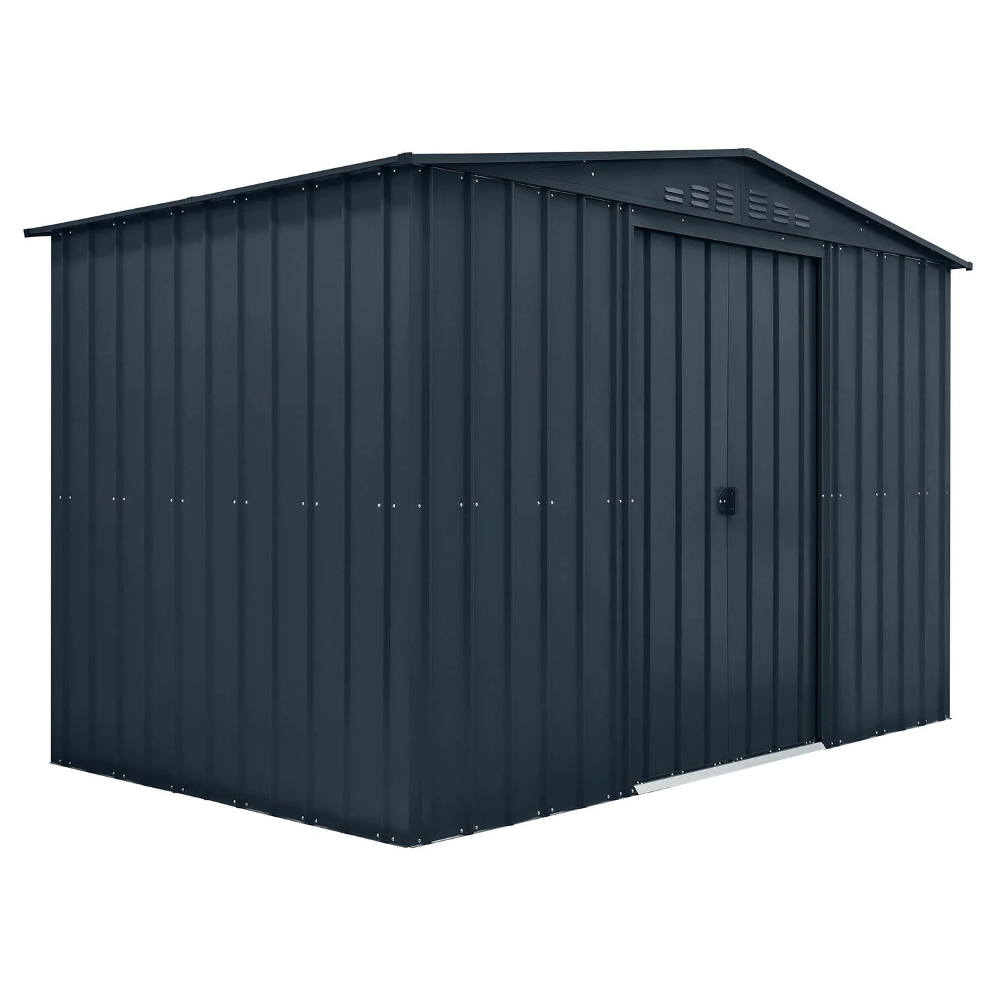 Globel Grey Apex Metal Shed