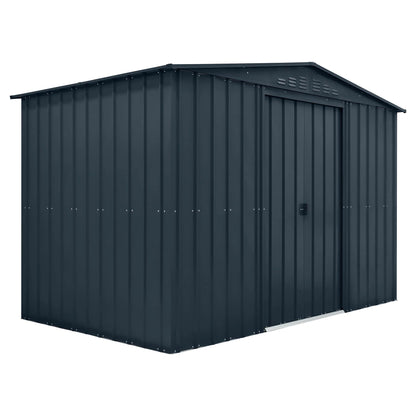 Globel Grey Apex Metal Shed