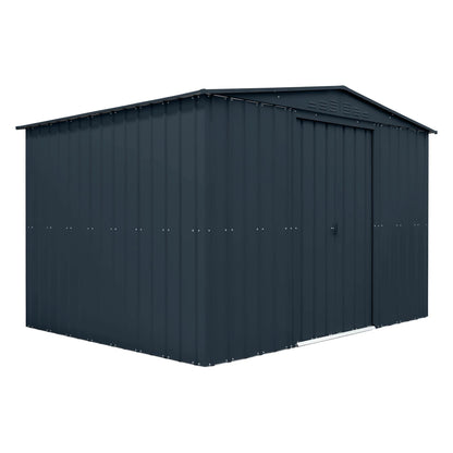 Globel Grey Apex Metal Shed