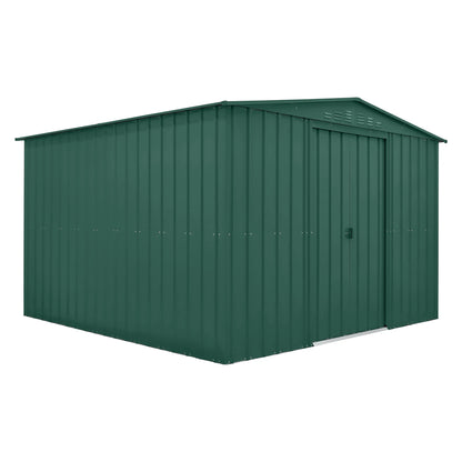Globel Green Apex Metal Shed