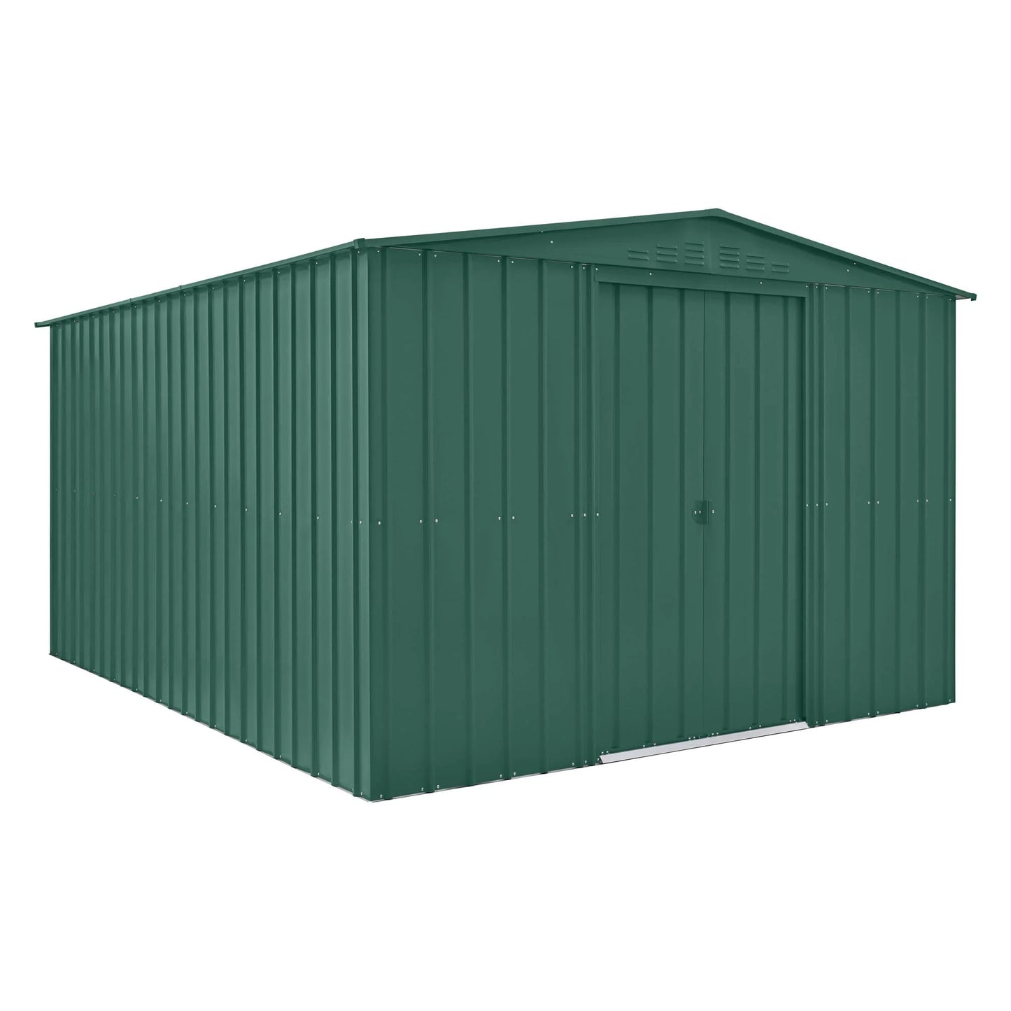 Globel Green Apex Metal Shed