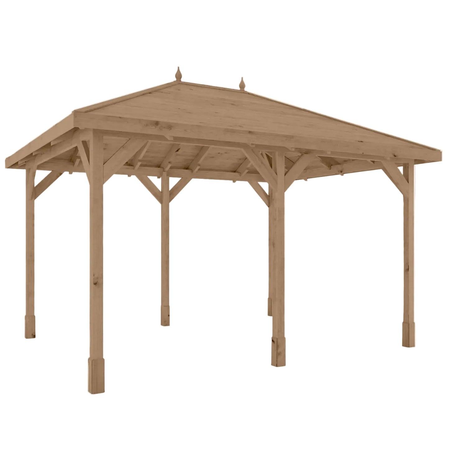 4m x 3m Pressure Treated Gazebo with Tongue & Groove Roof