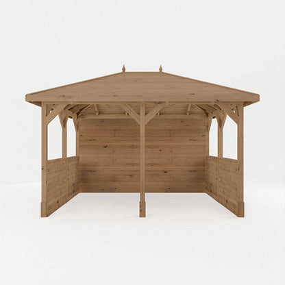 4m x 3m Pressure Treated Gazebo With Panels