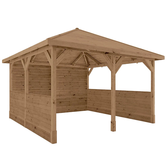 4m x 4m Pressure Treated Gazebo with Panels