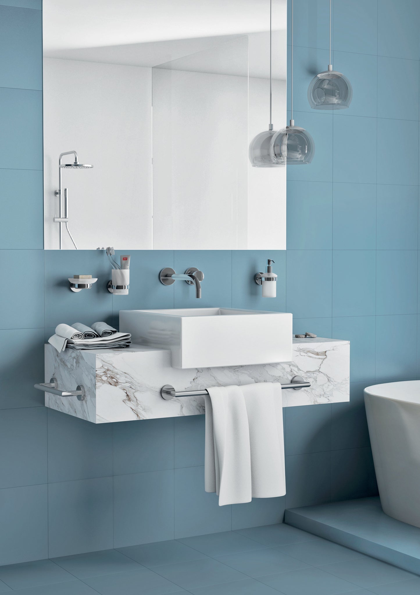 Origins Living Gedy G Pro Towel Rack With Hooks Chrome