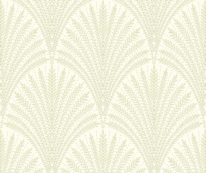 Hoopla Walls Leaf Fan Sage Green