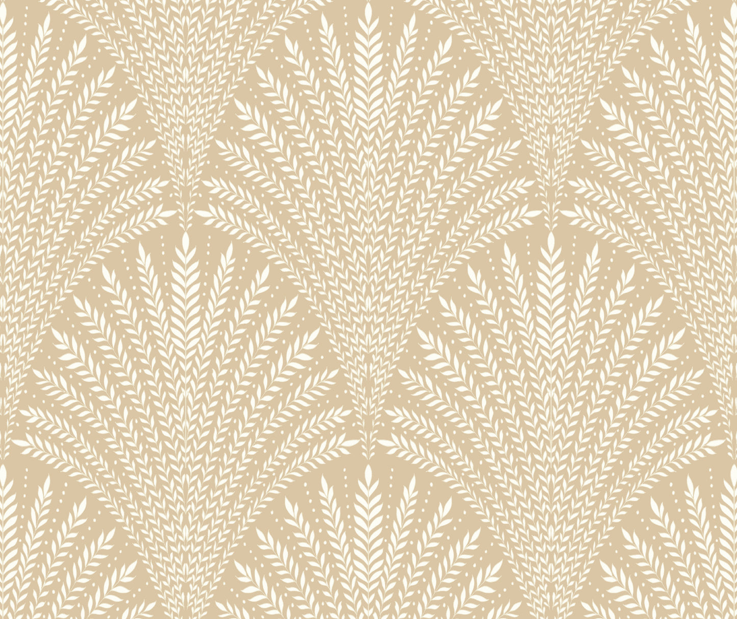 Hoopla Walls Leaf Fan Gold
