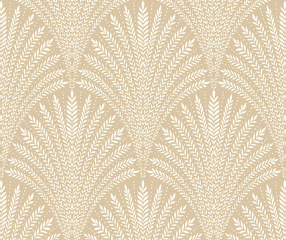 Hoopla Walls Leaf Fan Gold