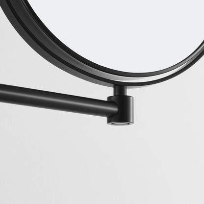 Origins Living Hutton Reversible 5 X Magnifying Wall Mirror Matt Black