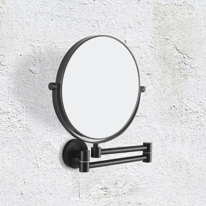 Origins Living Hutton Reversible 5 X Magnifying Wall Mirror Matt Black
