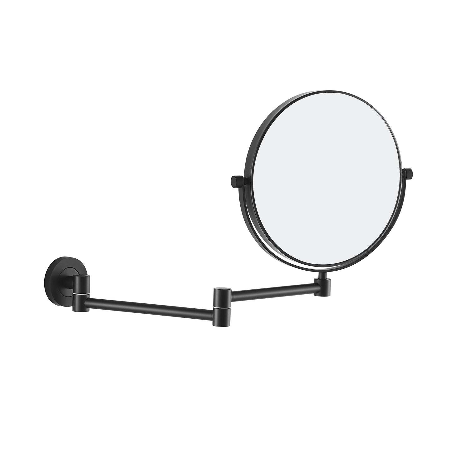 Origins Living Hutton Reversible 5 X Magnifying Wall Mirror Matt Black