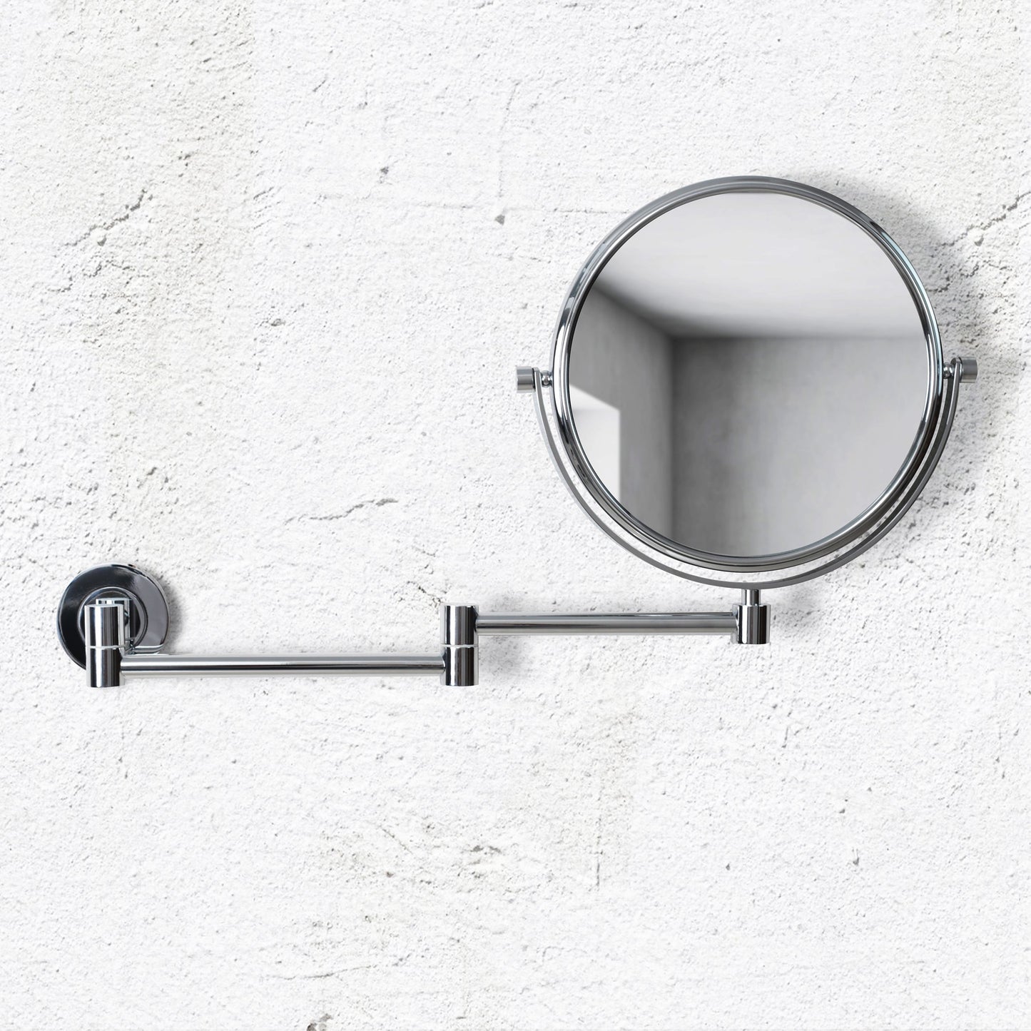 Origins Living Hutton Reversible 5 X Magnifying Wall Mirror Chrome