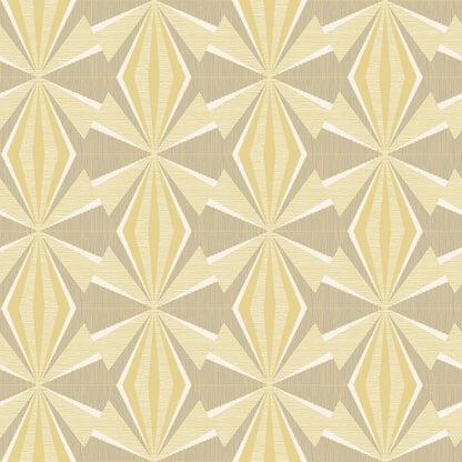 Hoopla Walls Sunray Diamond Grey Yellow