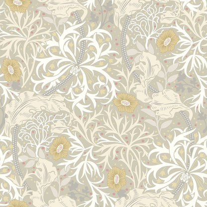 Hoopla Walls Seaweed Garden Fossil Grey