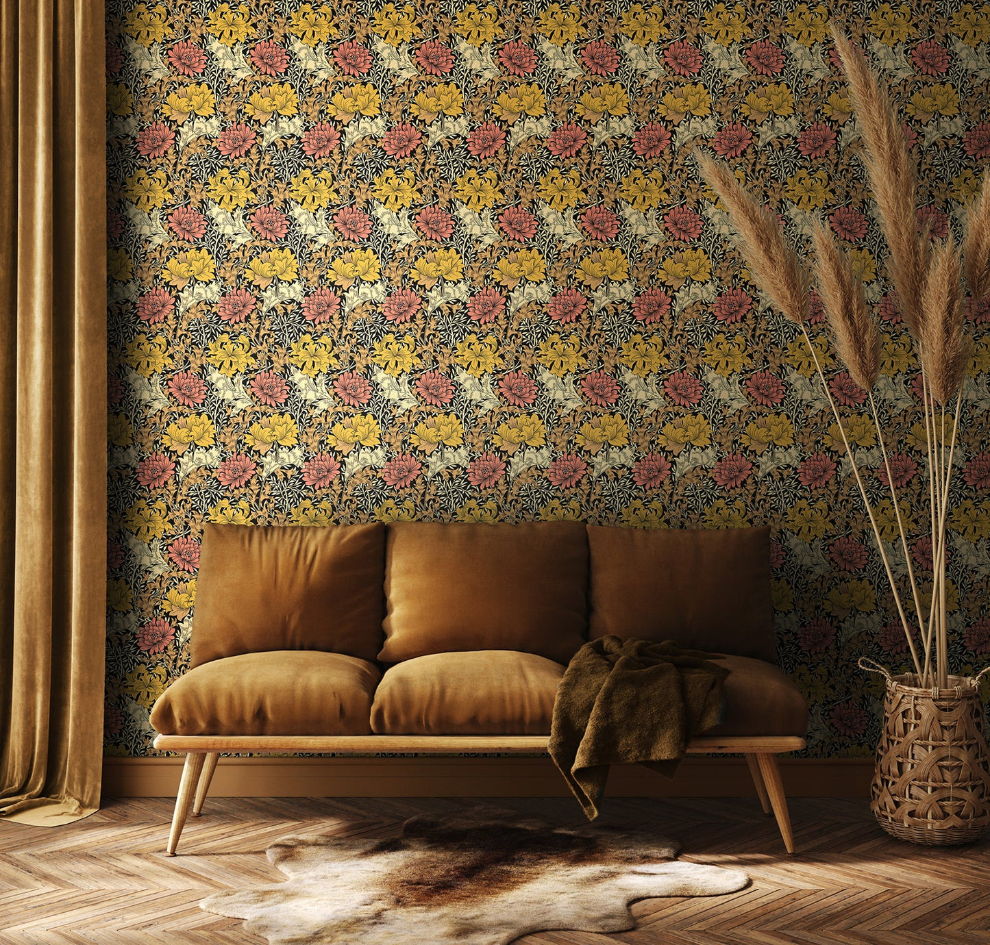 Hoopla Walls Chrysanthemum Ginger