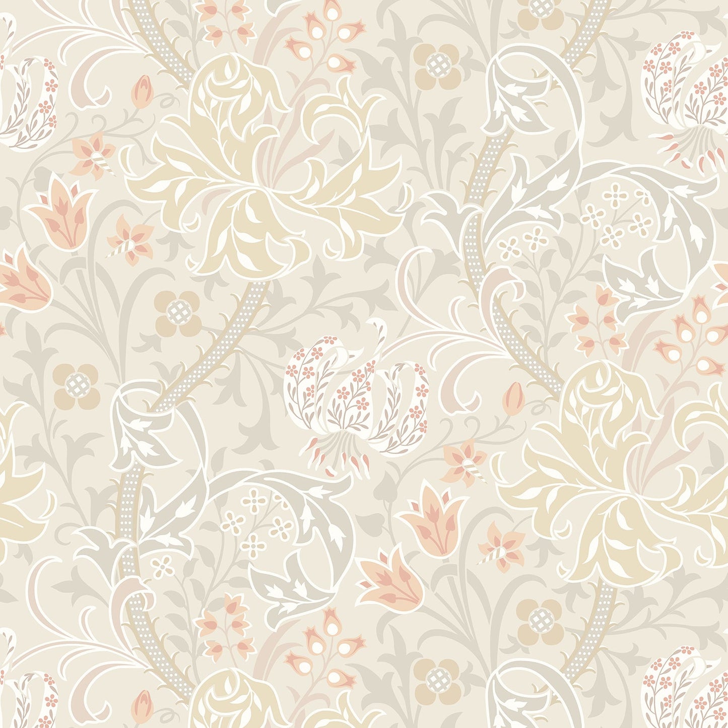 Hoopla Walls Lily Ogee Natural Stone