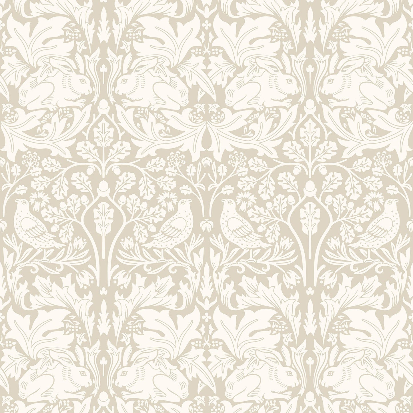 Hoopla Walls Forest Rabbit Natural