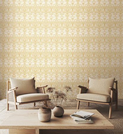 Hoopla Walls Forest Rabbit Mustard