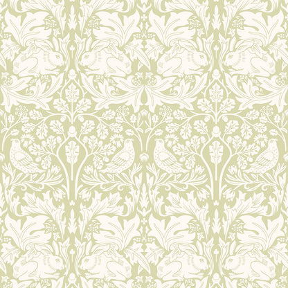 Hoopla Walls Forest Rabbit Pale Green