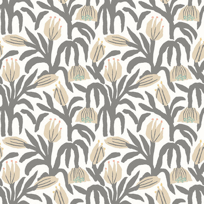 Hoopla Walls Chunky Flower Charcoal