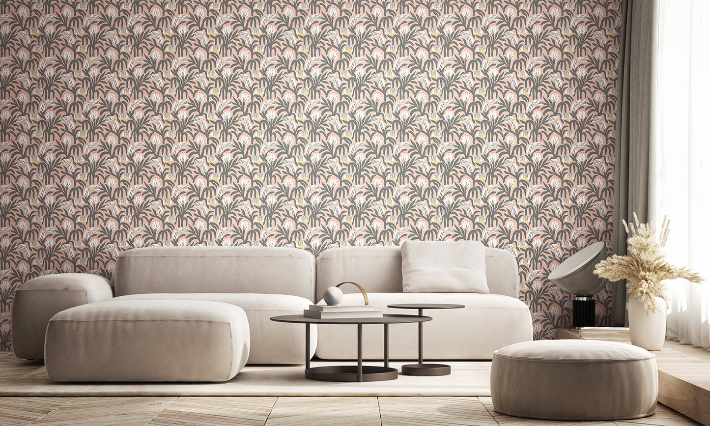 Hoopla Walls Chunky Flower Powder Puff