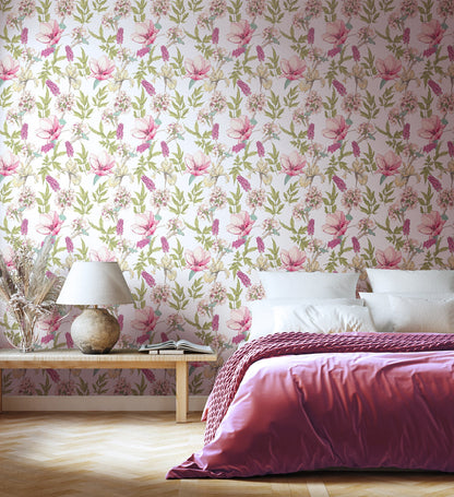 Hoopla Walls Orchid Bloom Sweet Pea