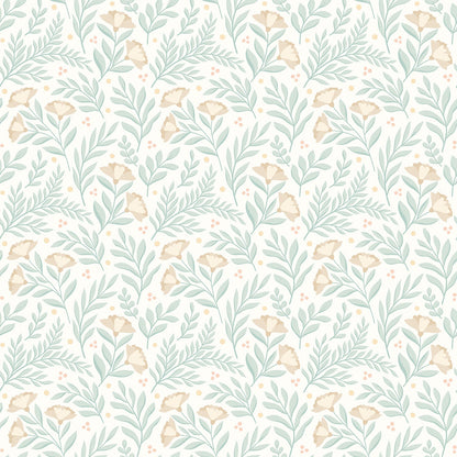 Hoopla Walls Petite Posy Seafoam
