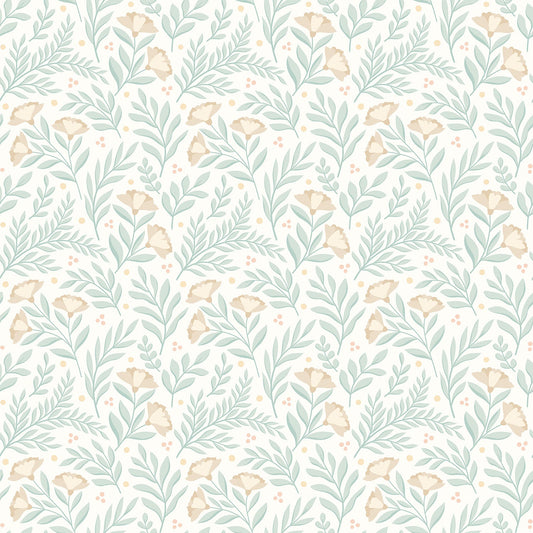 Hoopla Walls Petite Posy Seafoam