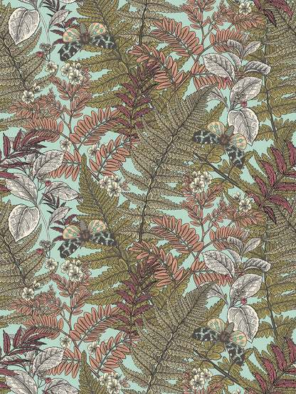 Hoopla Walls Wild Ferns Rosehip