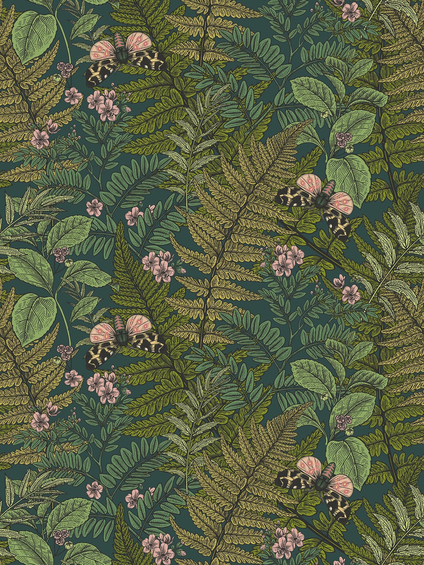 Hoopla Walls Wild Ferns Forest Mix