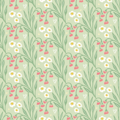 Hoopla Walls Meadow Stripe Pistachio