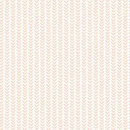 Hoopla Walls Ditsy Leaf Stripe Apricot