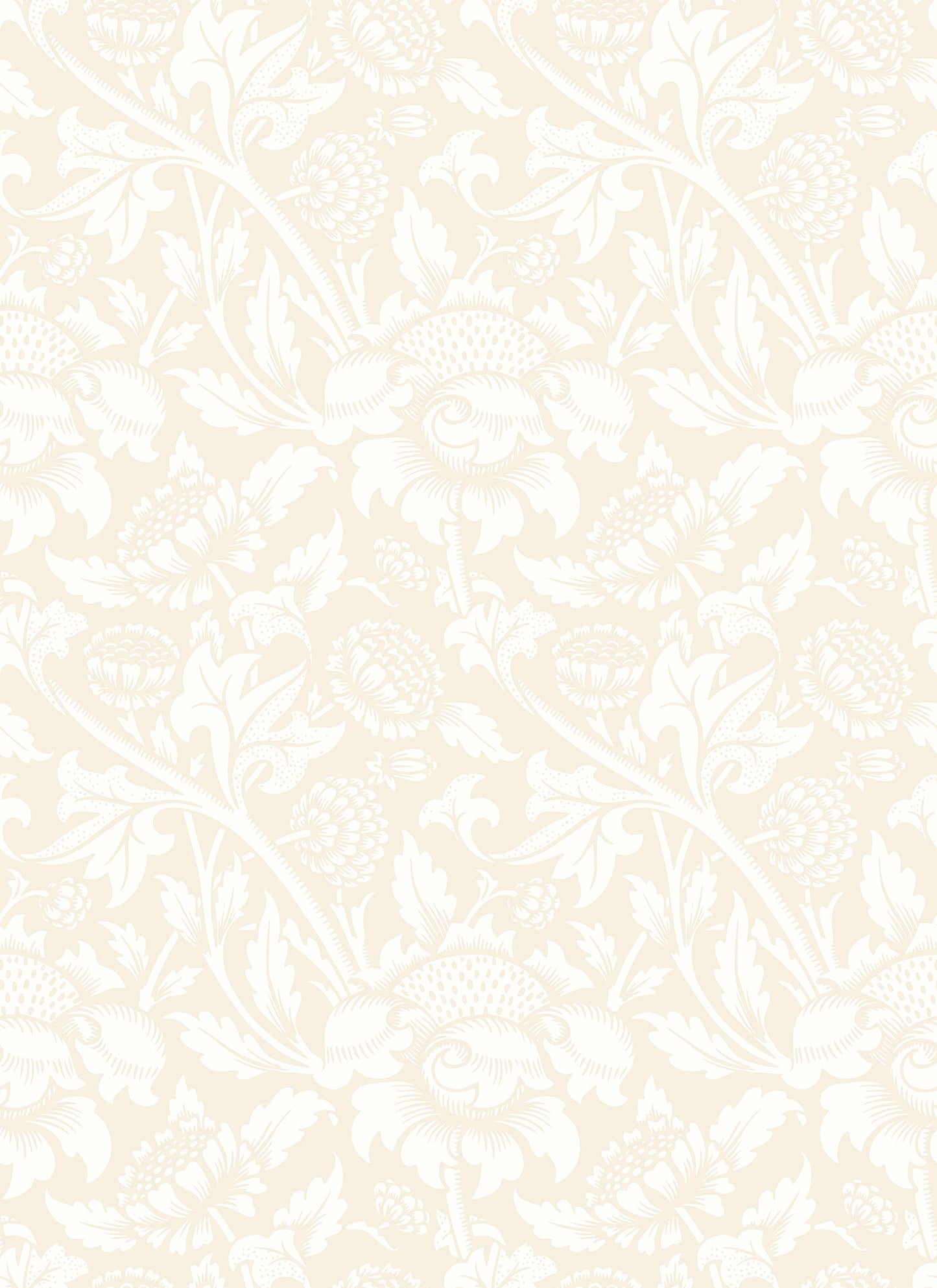 Hoopla Walls Damask Trail Linen