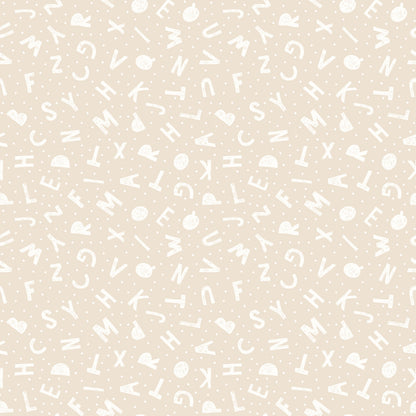 Hoopla Walls Alphabet Jumble Linen