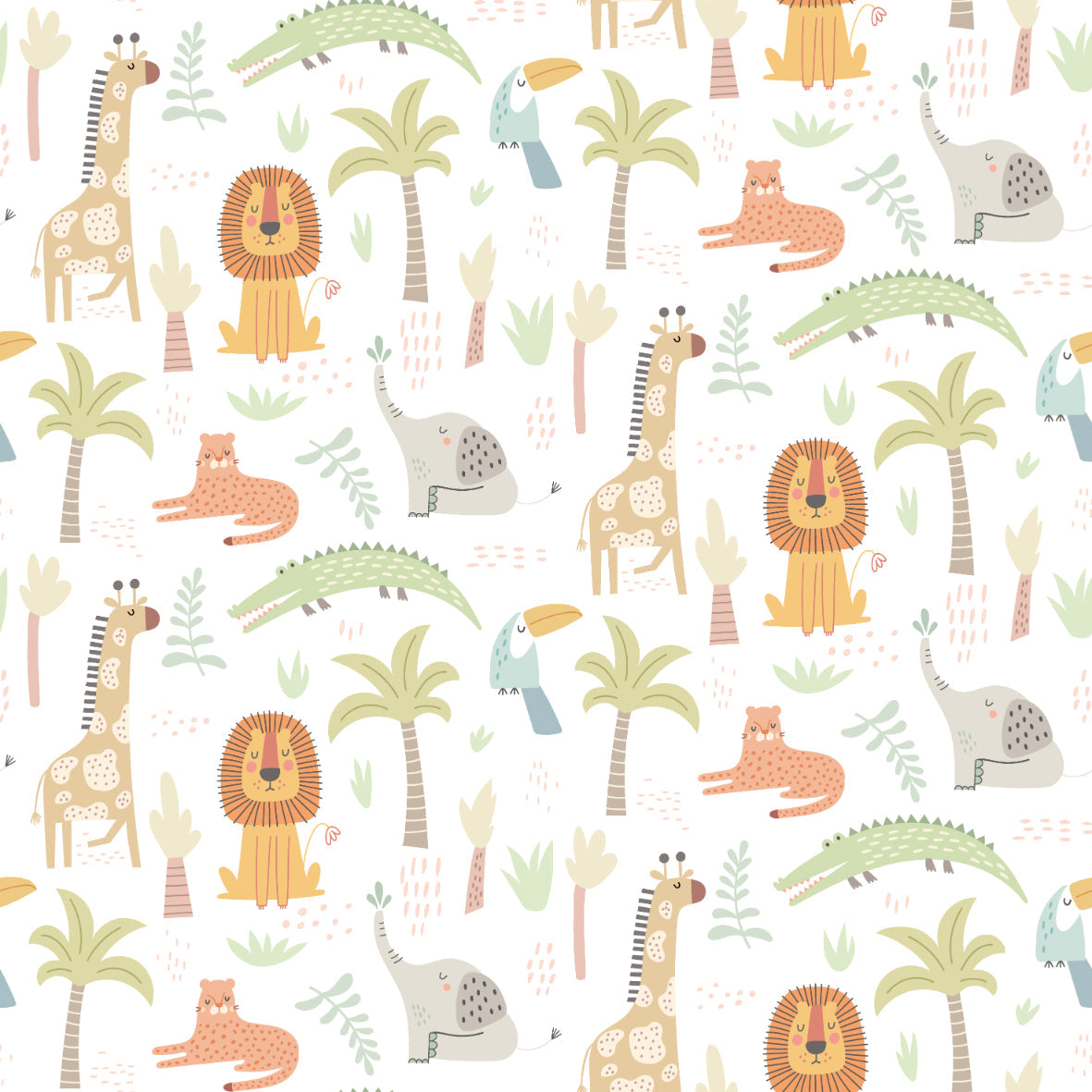 Hoopla Walls Safari Boogie Honey Mallow