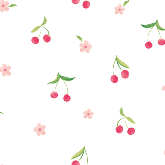 Hoopla Walls Cheery Cherries Rouge Ice