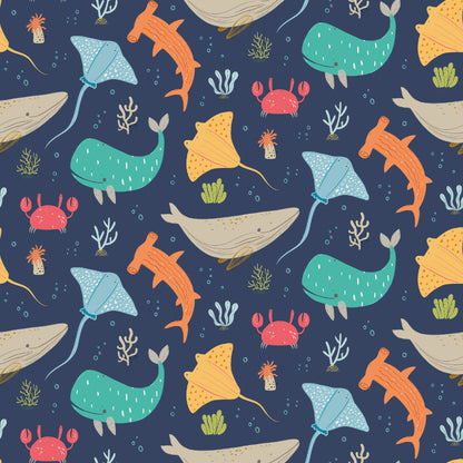Hoopla Walls Ocean Adventure Inky Mix