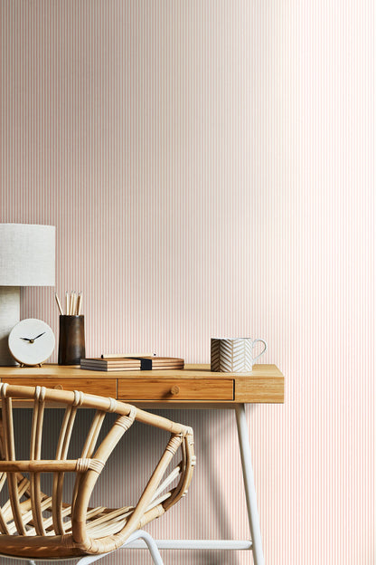 Hoopla Walls Tiny Stripe Rose