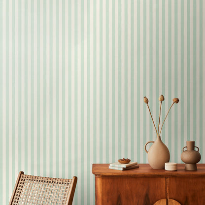Hoopla Walls Shadow Stripe Duck Egg